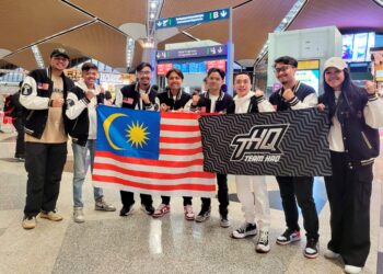 TEAM Haq Esport Club yang mewakili Malaysia ke Phygital Games 2023 di Kazan, Russia berlepas dari Lapangan Terbang Antarabangsa Kuala Lumpur (KLIA), Sepang.