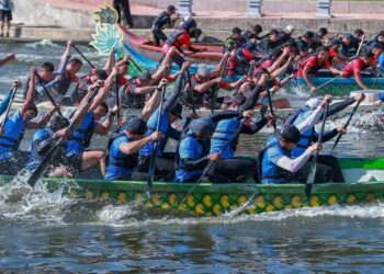 PERLUMBAAN Perahu Naga 2023 di RIC, Pengkalan Rama, Melaka.