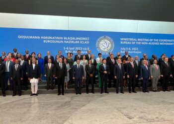 ZAMBRY Abdul Kadir pada Mesyuarat Peringkat Menteri Luar Negeri NAM di Baku, Azerbaijan. - GAMBAR IHSAN WISMA PUTRA