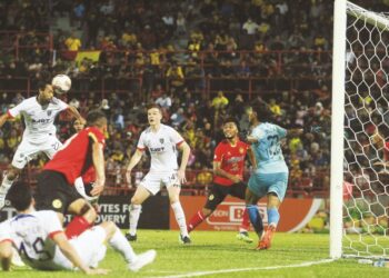 NEGERI Sembilan diratah 0-7 oleh JDT dalam aksi Liga Super di Paroi pada 6 Mac lalu.