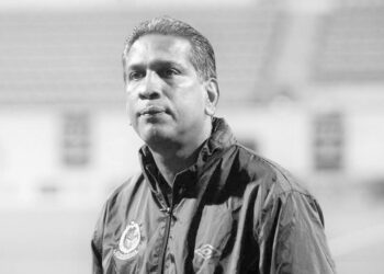 BEKAS pengendali Harimau Malaya dan Presiden Persatuan Jurulatih Bolasepak Malaysia (PJBM), B. Satianathan.