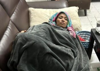 KEADAAN terkini Wanti yang uzur di rumah sewanya di Taman Kajang Utama, Selangor.