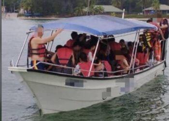 BOT penumpang membawa pelancong yang dikesan membawa penumpang melebihi had dibenarkan ditahan Maritim Melaka dan Negeri Sembilan pagi tadi.