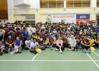 SEBAHAGIAN pelajar sekolah yang menyertai Klinik STL 2023
di Sekolah Antarabangsa, Sri Kuala Lumpur, Subang baru-baru ini.