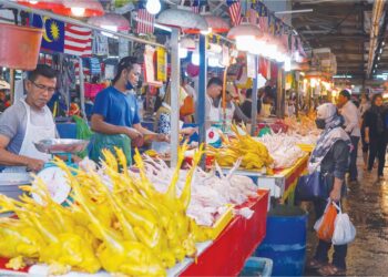LANGKAH kerajaan melaksanakan kawalan harga menyebabkan harga barangan makanan dalam negara kekal stabil, seterusnya menurunkan inflasi. – GAMBAR HIASAN