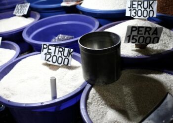 BAPPENAS khuatir kenaikan harga beras memberi kesan kepada penduduk miskin di Indonesia.-AGENSI