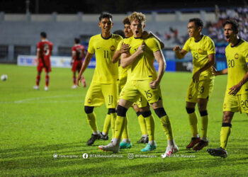 TIERNEY meledak dua gol membantu skuad B-23 negara membenam Indonesia dalam aksi pembukaan Kejohanan B-23 AFF 2023 di Rayong, Thailand sebentar tadi.