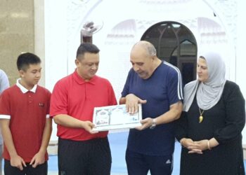 TUANKU Syed Faizuddin Putra Jamalullail dan Walid Abu Ali yang berada di Perlis selama tiga hari untuk lawatan kerja yang sarat dengan program dari 18 hingga 20 Ogos 2023.-UTUSAN