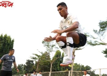 PEMAIN 
Garuda 
Muda sudah dipersiapkan untuk menentang Malaysia dalam aksi pembukaan  Kejohanan AFF B-23.  
– IHSAN PSSI