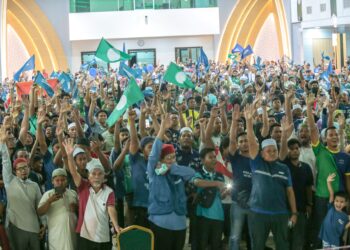 PAS salah satu komponen dalam Perikatan Nasional (PN) menjadi parti paling cemerlang apabila merekodkan kemenangan di 105 daripada keseluruhan 126 kerusi ditandingi mereka dalam pilihan raya negeri (PRN), 12 Ogos lalu. – UTUSAN/SHAHIR NOORDIN