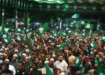 PAS sudah bertapak amat kuat di Kelantan dan Terengganu di mana penduduknya amat sinonim dengan parti itu. – UTUSAN/PUQTRA HAIRRY
