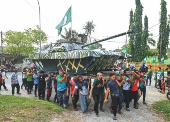 RASA ketidakpuasan hati penyokong Pas pada PRN kali ini amat jelas kerana mereka mungkin merasakan dipaksa untuk membantu calon dari Bersatu yang tidak mempunyai jentera untuk bergerak semasa kempen. – UTUSAN/PUQTRA HAIRRY