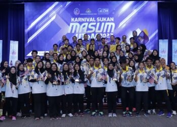 KONTINJEN UiTM muncul juara keseluruhan  Karnival Sukan MASUM 2023 Fasa 2 dengan menggondol 17 emas. -  IHSAN MASUM