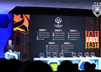 UNDIAN Liga Juara-Juara Asia yang diadakan di AFC House, Bukit Jalil kelmarin. - IHSAN JOHOR SOUTHERN TIGERS
