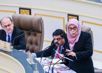 KALSOM Nordin ketika sesi pertanyaan lisan Sidang DUN Melaka di Seri Negeri, Ayer Keroh, Melaka.