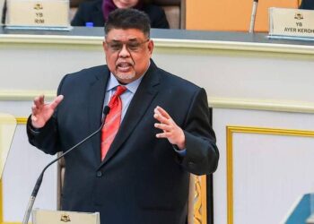 AB. RAUF Yusoh dalam Sidang DUN Melaka di Seri Negeri, Ayer Keroh, Melaka.