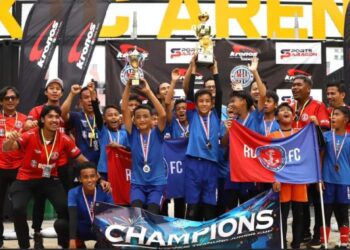 PASUKAN bola sepak Real Chukai FC B muncul juara edisi sulung Kejohanan Kronos Tranung Junior Cup anjuran KTSA di Padang KTC Arena, Batu Buruk, Terengganu, tahun lalu.