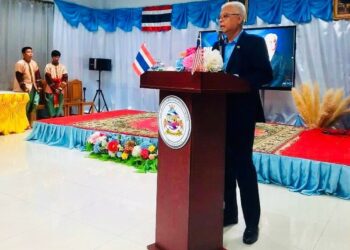 ISMAIL Sabri Yaakob menyampaikan ucaptama bertajuk Pendigital Keluarga Dunia Untuk Keamanan Sejagat di Thai Global Business Administration Technological College (TGBC) Bangkok, Thailand.