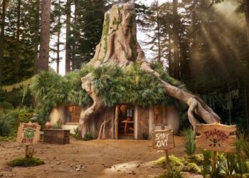 KEDIAMAN Shrek kini tersedia untuk disewa di Airbnb. – AGENSI