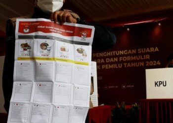BAWASLU mendedahkan senarai 20 destinasi berpotensi berlaku kepincangan dalam Pemilu 2024. - AGENSI