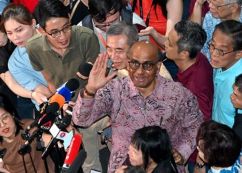 THARMAN Shanmugaratnam dipilih sebagai Presiden Singapura ke-9 selepas memperoleh 70.4 peratus undi. - AGENSI   