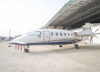 KETIBAAN pesawat Piaggio P.180 Avanti II membolehkan Prima AIr mengembangkan perkhidmatannya.