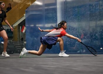 Whitney Isabelle Wilson menjuarai pusingan ketiga Skuasy Sirkit Remaja Kebangsaan CIMB 2023.