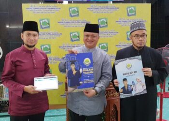 TUANKU Syed Faizuddin Putra Jamalullail 
berkenan melancarkan sistem bayaran dalam talian melalui laman portal rasmi www.maips.gov.my’ yang terkini.- UTUSAN