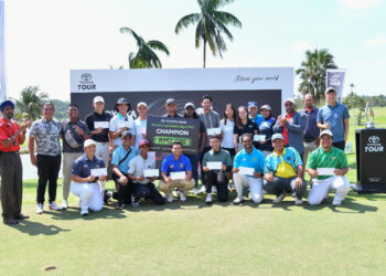 ZIA Izzuddeen Abdul Rashid muncul juara kelayakan sekolah Jelajah Toyota yang berlangsung di di Palm Resort Golf & Country Club di Senai, Johor.