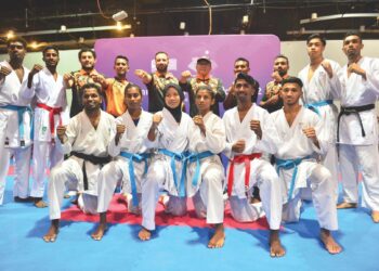 PASUKAN karate hadir ke Sukan Asia Hangzhou dengan misi menjadi penyumbang pingat emas. - IHSAN MSN