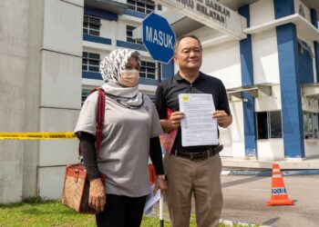 THOMAS Fann mẹmbuat laporan polis terhadap Ahmad Zahid susulan ucapan berunsur sogokan dan paksaan bagi meraih undi di IPD Johor Bahru Selatan, Johor Bahru.