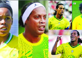 WAJAH Miche Minnies seiras legenda Brazil, Ronaldinho.