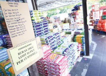 SEBAHAGIAN besar masyarakat masih tidak tahu kod-kod warna beras SST dan SSI. – UTUSAN/SADDAM YUSOFF