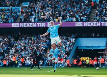 ERLING Haaland meledak hatrik untuk membantu Manchester City membelasah Fulham 5-1.