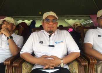 HILMI Abdullah ketika sidang akhbar pada Majlis Perasmian Sambutan Wellness Month Peringkat Negeri Kelantan 2023 di Dataran Bandar Baru Lubok Jong, Pasir Mas, Kelantan. UTUSAN/ROSMIZAN RESDI