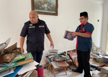 PEGAWAI JAIM melakukan tinjauan di Madrasah Ar-Rabbaniyah, Merlimau, Jasin, Melaka.