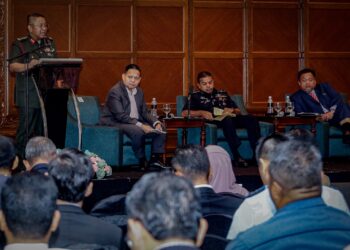 NOORRUL Azril Ariffin ketika menjadi salah seorang ahli panel di Seminar Keselamatan Sempadan Negara 2023 di Cyberjaya di sini, hari ini.-UTUSAN/FAIZ ALIF ZUBIR