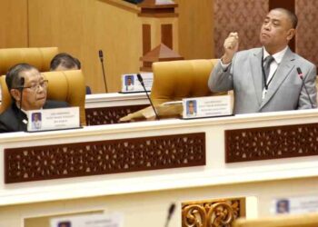 SAARANI Mohamad pada sidang Dewan Undangan Negeri (DUN) Perak- . UTUSANMUHAMAD NAZREEN SYAH