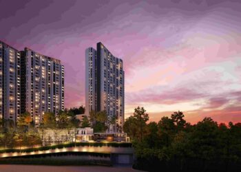 ILUSTRASI artis untuk projek KAIA Heights.