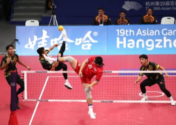 SKUAD sepak takraw negara tumpas kepada Thailand dalam aksi final regu Sukan Asia Hangzhou.