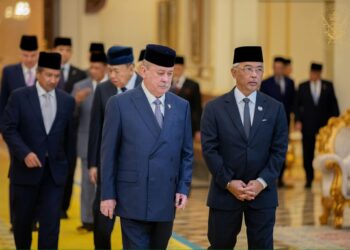 SULTAN Ibrahim Sultan Iskandar mempengerusikan Mesyuarat Majlis Raja-Raja Ke-262 di Istana Negara, hari ini. -GAMBAR FACEBOOK SULTAN IBRAHIM SULTAN ISKANDAR