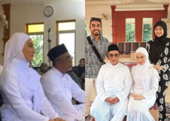 Sabri dan Angeline selamat mendirikan rumah tangga. Majlis mereka turut dihadiri rakan-rakan artis seperti Issey Fazlisham.