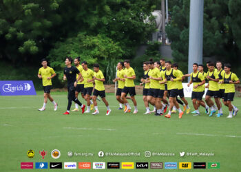 PEMAIN-Pemain skuad Harimau Malaya memberi fokus sepenuhnya untuk menjadi juara Pestabola Merdeka 2023.-IHSAN FAM