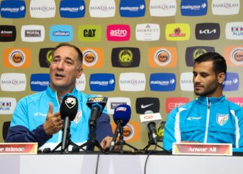 JURULATIH India, Igor Stimac dalam sidang akhbar di Kuala Lumpur semalam.