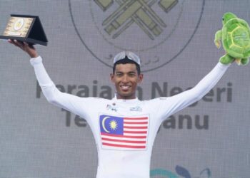 Terengganu Polygon Cycling (TSG) mendapatkan pelumba pasukan kebangsaan, Nur Aiman Rosli untuk menghadapi musim 2024. (FOTO: Amir Khalid/Utusan Malaysia)