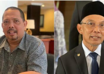 Abu Bakar Hamzah (kiri), Mohd Shukri Ramli (kanan),-UTUSAN