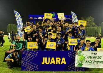 PASUKAN Guar Syed Alwi FC muncul juara kejohanan bola sepak Liga Super Perlis 2023 selepas menewaskan Lion Junior FC 1-0 dalam aksi sengit di Kompleks Sukan Tuanku Syed Faizuddin Putra, Universiti Teknologi Mara (UiTM) cawangan Perlis, Arau, Perlis, semalam.