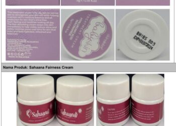 ANTARA produk kosmetik yang dikesan mengandungi racun berjadual.