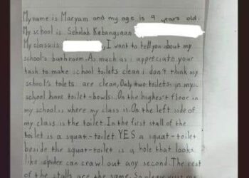 SURAT ditulis Maryam dan dimuat naik oleh Anwar Ibrahim di akaun media sosialnya - FACEBOOK/ANWAR IBRAHIM