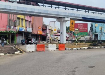 Susur bulatan Jalan Stesen ke Jalan Ibrahim ditutup selama 10 hari bermula hari ini di Segamat